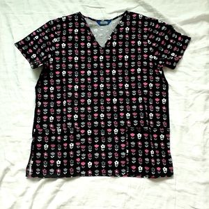 SCRUB WEAR Nursing Nurse Uniform Smock Scrubs Top